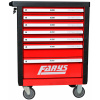Dielensky vozík - Stena nástrojov veľká + 123 kruviek t11 (VORE 78734 TROLLEY NÁKLAD s odnímateľnými organizáciami)