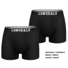 Lonsdale Oxfordshire Pánske Boxerky Balenie 2ks Čierne