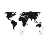 Clocker Nalepovacie hodiny Worldtime Farba ciferníka: Biela