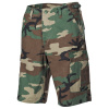 Krátke nohavice MFH US BDU Rip-Stop - woodland-washed, M