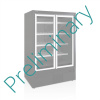 Mraziaca vitrína prístenná, kr. dvere | TEFCOLD EXTRA1875 FD