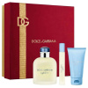 Dolce Gabbana Light Blue Pour Homme Darčeková sada pánska toaletná voda 125 ml, sprchový gél 50 ml a miniaturka pánska toaletná voda 10 ml
