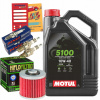 Olej Motul Olejový filter Sviečky YAMAHA VIRAGO XV 535 750 1100