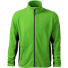 Malfini Frosty Pánska fleece bunda 527 zelené jablko XXL