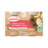 Babybio Jablko s gaštanovým pyré ovocný príkrm 2 x 130 g