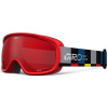 Giro Buster – Black Blocks/Amber Scarlet junior size