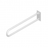 Jika Universum Držadlo toaletné, 800 mm x 200 mm x 100 mm, závesné, sklopné, ukotvené v stene, biele H3897250000001