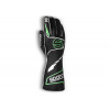 Závodní rukavice Sparco Futura s homologací FIA, Barva: černo-zelená, Velikost: 13