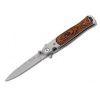 Vega Magnum 01YA101 Stiletto vreckový nôž 8,3 cm, drevo Pakka