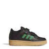 adidas Rapid Court Shoes Childrens Blk/Green/Gum 2 (34)