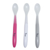 Bo Jungle mäkké jedálenské lyžičky White/Pink/Grey 3ks