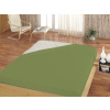 Prostěradlo středně zelená Jersey s elastanem PREMIUM 240g 180-200 x 200-220/40