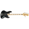 VINTAGE V49 5 STRING COASTER SERIES BASS GUITAR - GLOSS BLACK