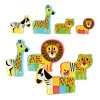 Vilac Drevené puzzle Veselé safari Vilac Drevené puzzle Veselé safari