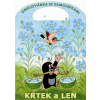 Krtek a len - Omalovánka se samolepkami - Zdeněk Miler
