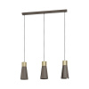 LED luster Eglo 98839 LOSALOMAS GU10 3x4,5 W mosadz
