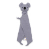NEW BABY Mušelínový usínáčik Koala grey 30x30 sivá