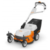 STIHL RMA 765 V Li-Ion 36 V 3.300 ot/min 63 cm 25-100 mm 93 dB(A) 92 dB(A) 1,40 m/s2 0,70 m/s2 80 l 44 kg i classfa fa-circle-o/i