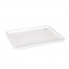 Podnos jedálenský 40 x 30 cm plastový biely