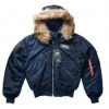 ALPHA INDUSTRIES 45P HOODED (rep.blue) 144103 07 bunda modrá ALPHA INDUSTRIES 01-0068