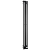 Sapho PILON vykurovacie teleso 196x1800 mm, 348 W, so 3 háčikmi, čierna mat SPH IZ128T