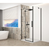 Gelco TRINITY BLACK obdĺžniková sprchová zástena 1200x1000mm, číre sklo, lavé GT5610-12CL-B