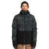 Pánska Zateplená bunda QUIKSILVER MISSION PRINTED BLOCK JK EQYTJ03403-KVJ3 – Čierna