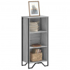 zahrada-XL Knižnica sivá sonoma 50x31x106 cm kompozitné drevo 848607
