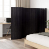 vidaXL Paraván čierny 165x800 cm bambus - Čierna - 43420-184874