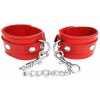 ROUGE Leather Wrist Cuffs Red