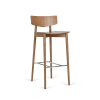 PAGED Uvu H-4350 Seat Wood Back Wood Farba dreva: buk lakovaný, Čalúnenie: dyha