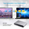 Aten 2-Port USB-C Gen 2 Sharing Switch with Power Pass-through