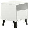 Tempo Kondela Nočný stolík, biela, BOGAN NEW 1S