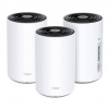 WiFi router TP-Link Deco PX50(3-pack) AX3000 + G15000, WiFi 6E, 1x 2.5GLAN, 2x GLAN / 574Mbps 2.4GHz/ 2402Mbps 5GHz, 52440026
