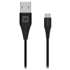 Swissten Datový Kabel Usb / Micro Usb 1,5 M Černý (6,5Mm) (71504301)