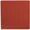 Spirella Protišmyková podložka do sprchy QUADRO Premium, terakota, 54 x 54 cm
