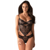 Body Obsessive Alluria teddy Farba: Čierna, Veľkosť: S/M