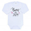 Body s potlačou New Baby Born in 2024 Biela 56 (0-3m)