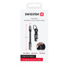 SWISSTEN Kľúčenka USB-A / USB-C - Magnetická - Kľúčenka - 10 cm - Čierna