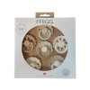 ŠESŤBALENIE OKRÚHLYCH CUMLÍKOV FRIGG CINNAMON CHARM, 0-6M, KAUČUK