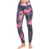 Dámské termoprádlo Roxy Daybreak Bottom true black pansy pansy M