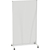 Rozdeľovač priestoru, transparentný a mobilný ,v x š x h 1950 x 1000 x 650 mm