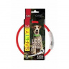 Obojok DOG FANTASY svetelný USB červený 45 cm 1ks