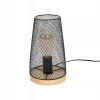LAMPA STOLOWA GLAMOUR CZARNA DREWNO E27 RETRO SYPIALNIA DO SALONU 180CM