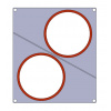 TECHNICA Matrice pro 2 kulaté nádoby 115 mm pro zatavovací stroj 273000, 227x178 mm | TECHNICA, Platinum Line