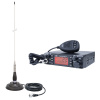CB PNI ESCORT ESQORT Sada rádiových staníc HP 9001 PRO ASQ, nastaviteľná AM-FM, 12V, 4W + CB PNI ML100 anténa, 26-30 MHz, 250 W, 100 cm, 125 mm magnet