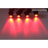 LED stroboskop červený 4ks 1W SLEVA 2%