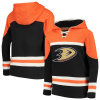 Fanatics Dětská mikina Anaheim Ducks NHL Asset Lace-Up Pullover Hoodie Veľkosť: Dětské S (6 - 8 let)
