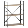 Regál GD-223 OAK Stor, 3 police, 58,5 x 23,5 x 80,5 cm, 3 poschodia