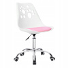 Kancelárska stolička Ecarla KO16JBR ružová